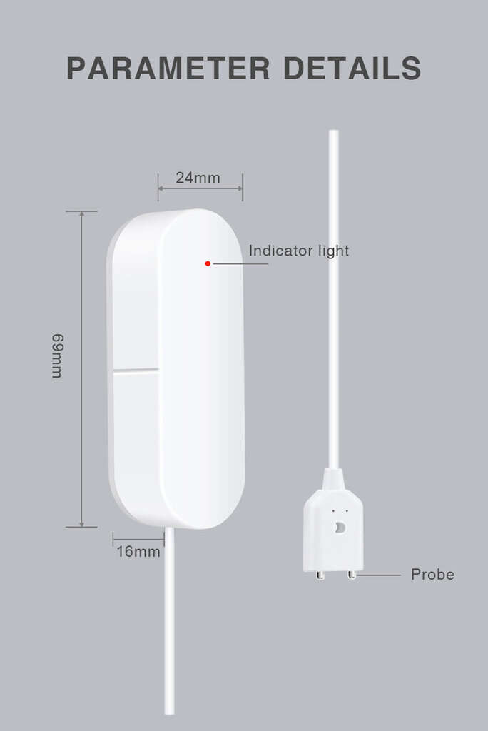 Mitruma sensors Wifi cena un informācija | Sensori | 220.lv