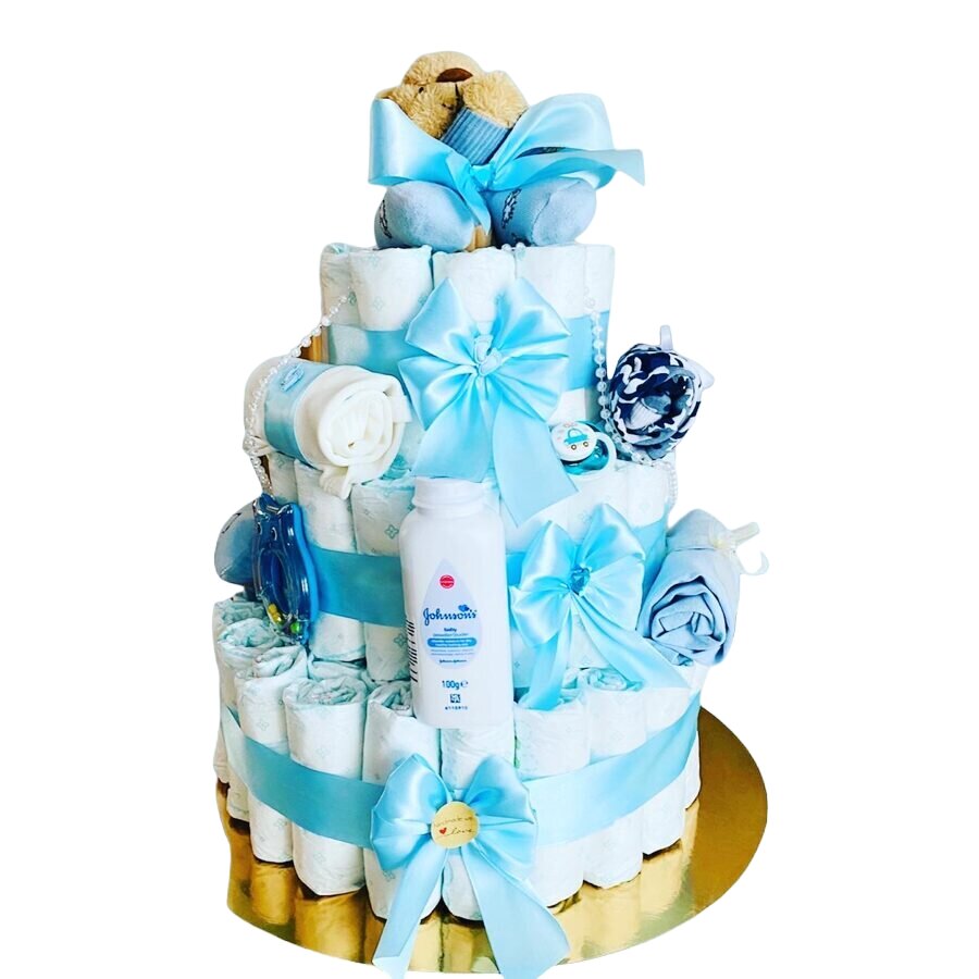 Autiņbiksīšu torte Teddy no Pampers PremiumCare, izmērs 2. 50 gab. cena un informācija | Ballītēm un svētkiem | 220.lv