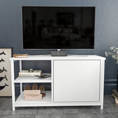 TV galdiņš Asir, 89,6x35,3x50,8 cm, balts cena un informācija | TV galdiņi | 220.lv