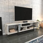 TV galdiņš Asir, 150x35,2x40 cm, melns/balts цена и информация | TV galdiņi | 220.lv