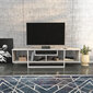 TV galdiņš Asir, 150x35,2x40 cm, balts cena un informācija | TV galdiņi | 220.lv