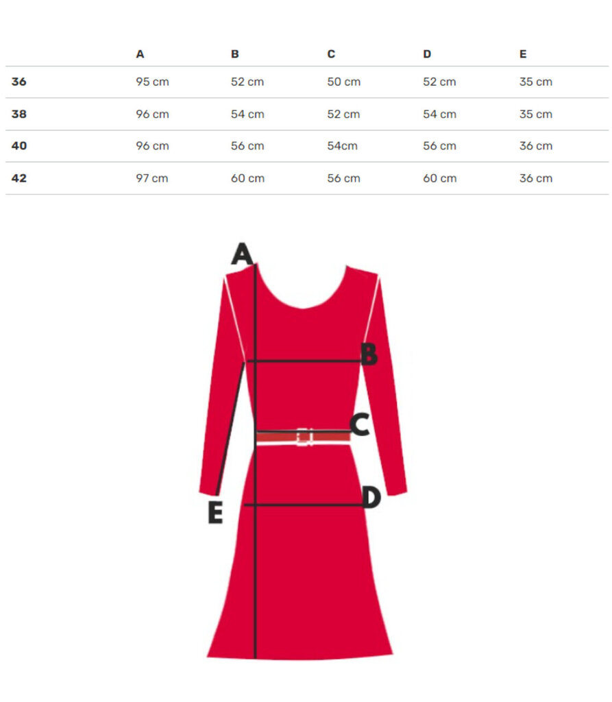 Kleita sievietēm 17095-18, sarkana цена и информация | Kleitas | 220.lv