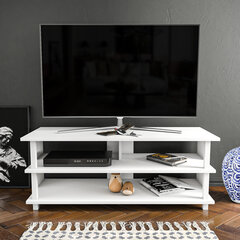 TV galdiņš Asir, 120x44,6x47,4 cm, balts cena un informācija | TV galdiņi | 220.lv