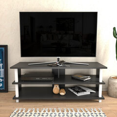 TV galdiņš Asir, 120x44,6x47,4 cm, balts/pelēks цена и информация | Тумбы под телевизор | 220.lv