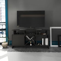 TV galdiņš Asir, 120x29,9x60,6 cm, pelēks цена и информация | Тумбы под телевизор | 220.lv