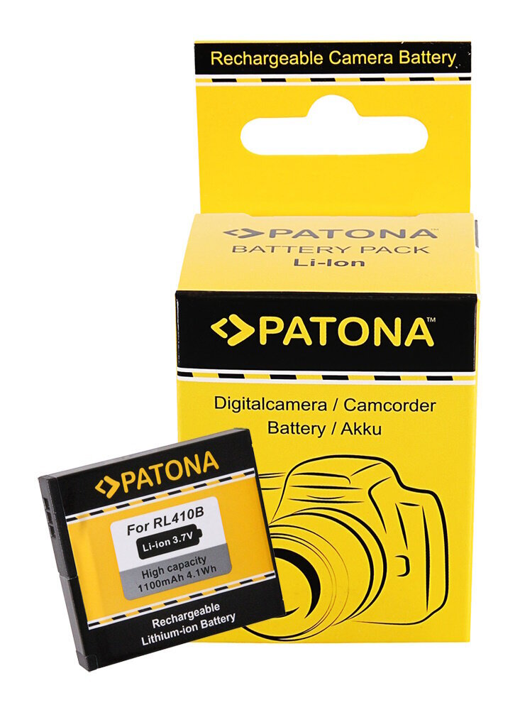 Patona RL410B akumulators Rollei Actioncam 230, 240, 400, 410, 410B цена и информация | Akumulatori fotokamerām | 220.lv