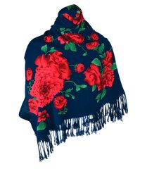 Красивый мягкий, нарядный шарф с розами в народном узоре. цена и информация | Женские шарфы, платки | 220.lv