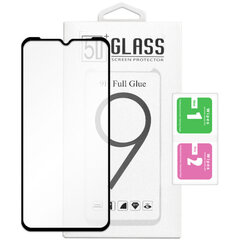 Realme 8 4G - закаленное стекло 5D Full Glue - черный цена и информация | Защитные пленки для телефонов | 220.lv