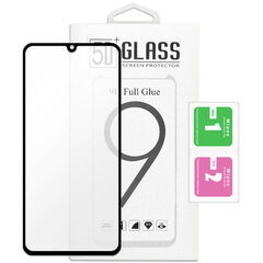Realme 8 4G - закаленное стекло 5D Full Glue - черный цена и информация | Защитные пленки для телефонов | 220.lv