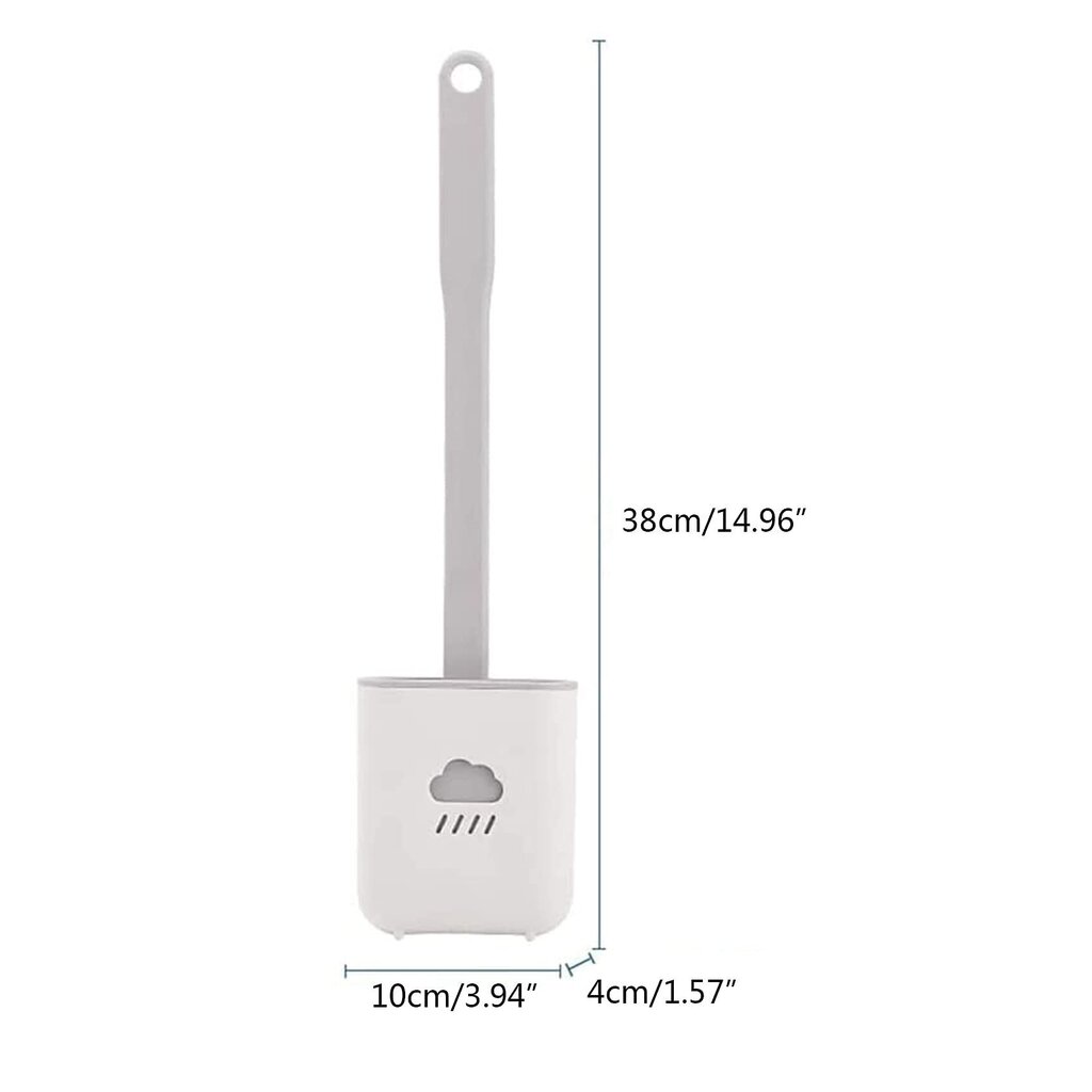 Sienas tualetes birste цена и информация | Vannas istabas aksesuāri | 220.lv