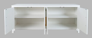 Bufete L17 Avola, 201x46x82,5 cm, balta cena un informācija | Vitrīnas, bufetes | 220.lv