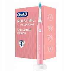 Электрическая зубная щетка Oral-B Pulsonic Slim Clean 2000 Чёрный (Пересмотрено B) цена и информация | Электрические зубные щетки | 220.lv