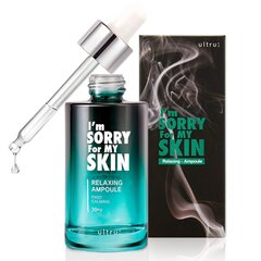 Nomierinoša serums visiem ādas tipiem I’m Sorry for My Skin Relaxing Ampoule, 30ml cena un informācija | Serumi sejai, eļļas | 220.lv