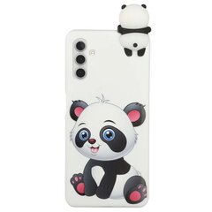 Твердый силиконовый чехол „Squezy“ Panda (TPU) - белый (Galaxy A13 5G / A04s) цена и информация | Чехлы для телефонов | 220.lv