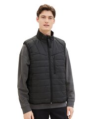 Tom Tailor vīriešu pavasara-rudens veste, melna cena un informācija | Vīriešu vestes | 220.lv