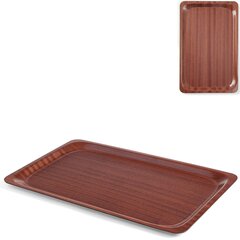 Противоскользящий деревянный поднос для официанта 33х43см. цена и информация | Кухонные принадлежности | 220.lv