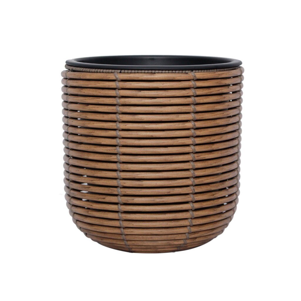 Puķu pods Wicker, 27x28 cm цена и информация | Puķu podi | 220.lv