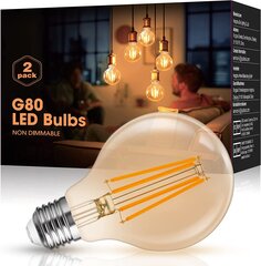 LED lampas Fulighture, E27, 2 gab. цена и информация | Лампочки | 220.lv