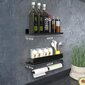 Garšvielu plaukts Spice Rack, 40 cm, 2 gab. цена и информация | Virtuves furnitūra | 220.lv