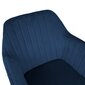 Krēsls Evelin, zils cena un informācija | Virtuves un ēdamistabas krēsli | 220.lv