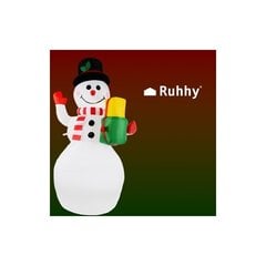 Ruhhy 22625 Piepūšamais sniegavīrs cena un informācija | Ziemassvētku dekorācijas | 220.lv