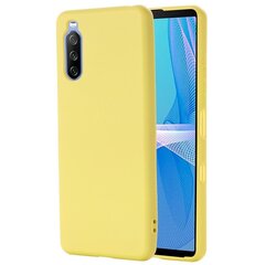 Shell cieta silikona TPU apvalks - dzeltens Xperia 10 III цена и информация | Чехлы для телефонов | 220.lv