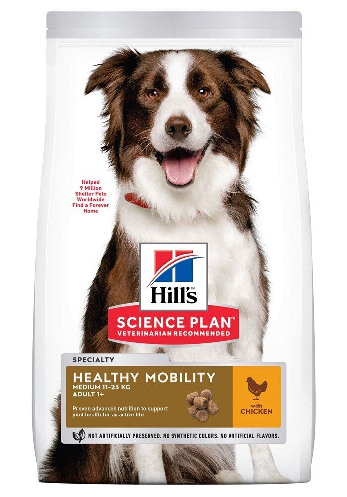 Hills Science Plan pieaugušiem suņiem ar locītavu problēmām, ar vistas gaļu, 14 kg cena un informācija | Sausā barība suņiem | 220.lv