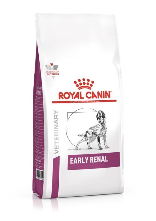 Royal Canin Dog Early Renal suņiem ar nieru darbības traucējumiem, 7 kg cena un informācija | Sausā barība suņiem | 220.lv