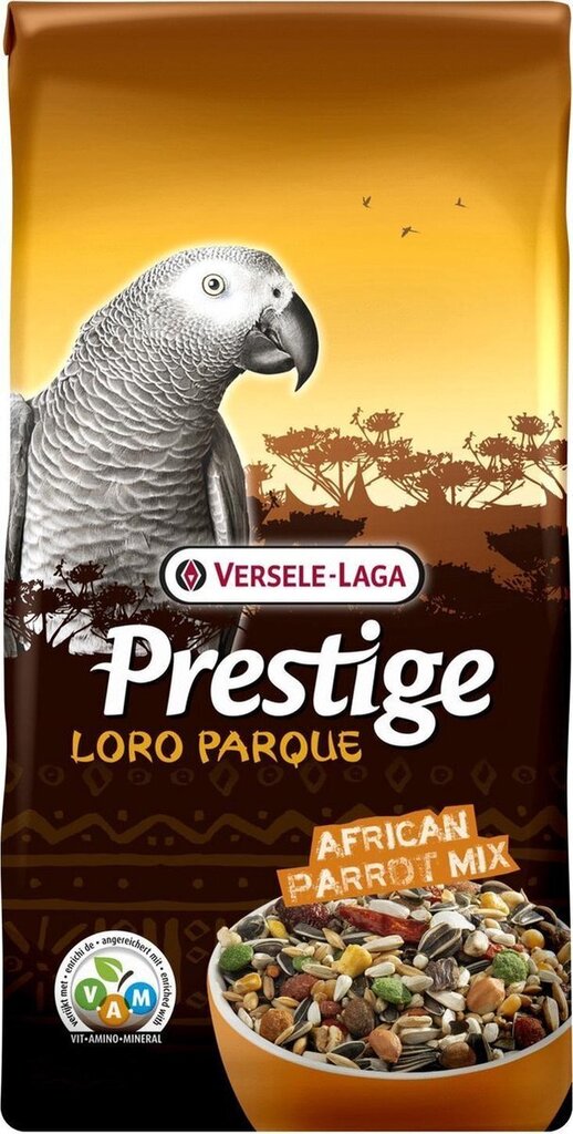 Barība Āfrikas papagaiļiem Versele-Laga African Parrot Loro Parque Mix, 15 kg cena un informācija | Putnu barība | 220.lv