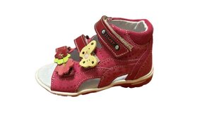 Jamet ādas sandales meitenēm, rozā цена и информация | Детские сандали | 220.lv