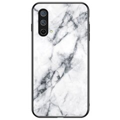 Marble cieta silikona TPU apvalks - balts OnePlus Nord CE cena un informācija | Telefonu vāciņi, maciņi | 220.lv