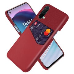 Кожаный чехол „KSQ“ Shell - красный (OnePlus Nord CE) цена и информация | Чехлы для телефонов | 220.lv