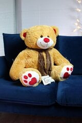 Плюшевый медведь Rudolph, 100 см цена и информация | Мягкие игрушки | 220.lv