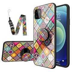 Pattern cieta silikona TPU apvalks - krāsains + telefona virve + turētājs Galaxy A22 5G cena un informācija | Telefonu vāciņi, maciņi | 220.lv