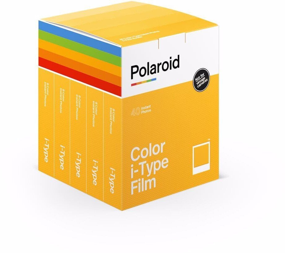 Polaroid i-Type Color 5-iepakojumā цена и информация | Citi piederumi fotokamerām | 220.lv