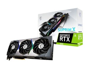 MSI GeForce RTX 3080 Suprim X 10G LHR cena un informācija | Videokartes (GPU) | 220.lv