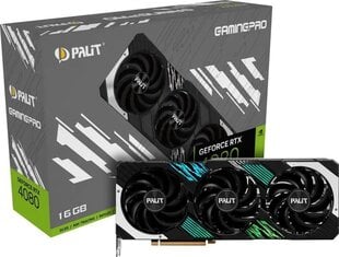 Palit GeForce RTX 4080 Super GamingPro (NED408S019T2-1032A) цена и информация | Видеокарты (GPU) | 220.lv