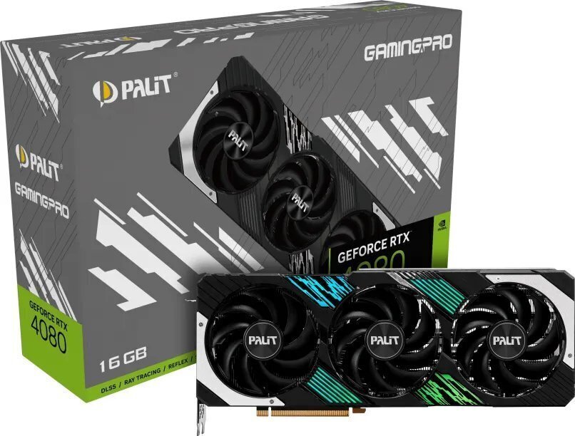 Palit GeForce RTX 4080 Super GamingPro (NED408S019T2-1032A) цена и информация | Videokartes (GPU) | 220.lv