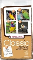 Песок для птиц Versele-Laga Aviary Classic Bedding Sand, 25 кг цена и информация | Скворечники, кормушки, клетки | 220.lv