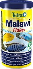 Barība cihlīdām Tetra Malawi Flakes, 1 L cena un informācija | Zivju barība | 220.lv