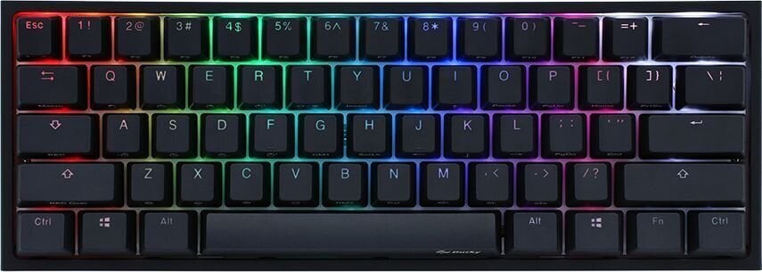 Ducky One 2 Mini MX-Blue RGB-LED DKON2061ST-CDEPDAZT1 cena un informācija | Klaviatūras | 220.lv