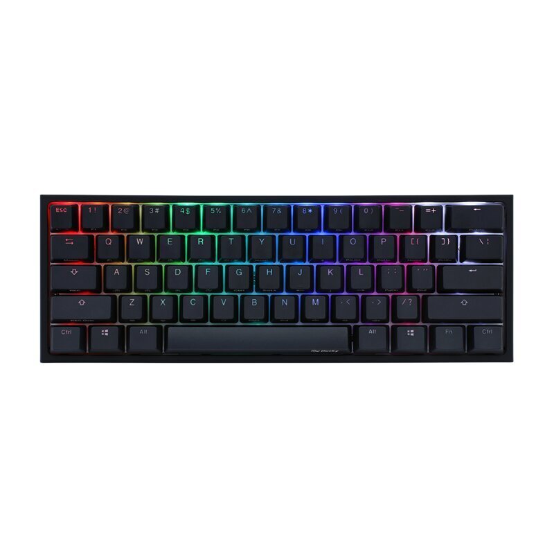 Ducky One 2 Mini MX-Blue RGB-LED DKON2061ST-CDEPDAZT1 cena un informācija | Klaviatūras | 220.lv