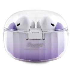 Hello Kitty słuchawki Bluetooth HKTWSHDGKEU TWS + stacja dokująca fioletowy|purple Gradient Electroplating Logo цена и информация | Наушники | 220.lv