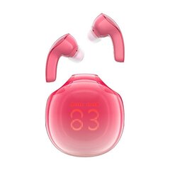 Earphones TWS Acefast T9, Bluetooth 5.3, IPX4 (pomelo red) цена и информация | Наушники | 220.lv