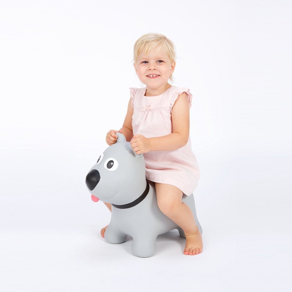 Piepūšama lēkšanas rotaļlieta bērniem Hoppimals Tootiny suns, pelēks cena un informācija | Piepūšamās rotaļlietas un pludmales preces | 220.lv
