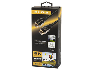 Blow, HDMI, 1.5 м цена и информация | Кабели и провода | 220.lv