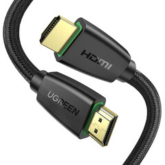 Кабель Ugreen HDMI 2.0 4K UHD 1 м, черный (HD118) цена и информация | Кабели и провода | 220.lv