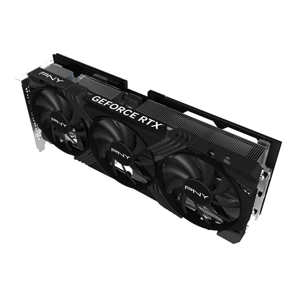 PNY GeForce RTX 4070 Ti Super 16GB OC TF Verto (VCG4070TS16TFXPB1-O) cena un informācija | Videokartes (GPU) | 220.lv