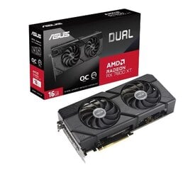 Asus Dual Radeon RX 7800 XT OC Edition (90YV0JJ1-M0NA00) цена и информация | Видеокарты (GPU) | 220.lv