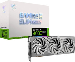 MSI GeForce RTX 4080 Gaming X Slim White цена и информация | Видеокарты (GPU) | 220.lv